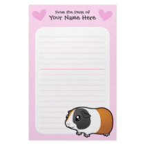 Guinea Pig Love (smooth hair) Personalized Stationery