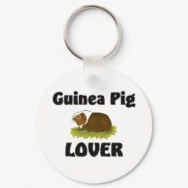 Guinea Pig Lover keychains by AnimalShirts Guinea Pig Lover keychains