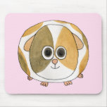Guinea Pig on Pink. Mouse Pad