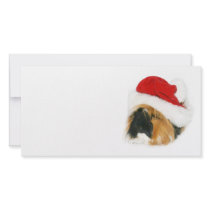 Guinea pig Santa Picture Card