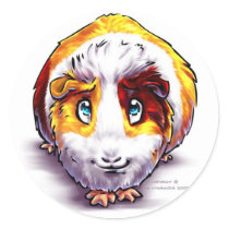 Guinea-pig stickers by Fany001 Guinea-pig stickers