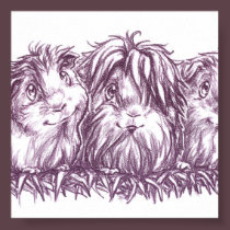 Guinea Pigs I posters