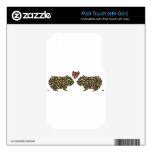 Guinea Pigs in Love Skin For iPod Touch 4G
