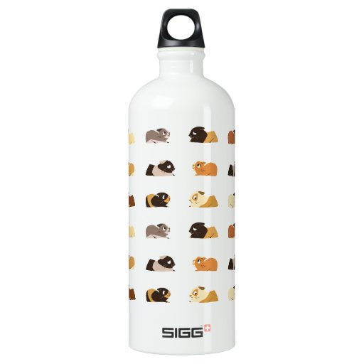 Guinea pigs water bottle Zazzle