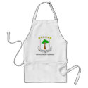 Guinean Emblem aprons by FlagStore Guinean Emblem aprons