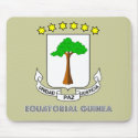 Guinean Emblem mousepads