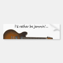guitar02 bumper sticker