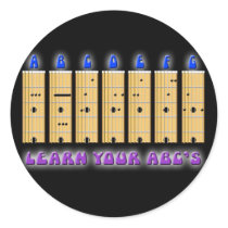 Guitar ABC's Sticker