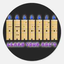 Guitar ABC's Sticker