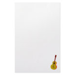 Guitar Abstract Plain Graphic Personalized Stationery