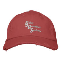 Guitar Acquisition Syndrome embroidered hats