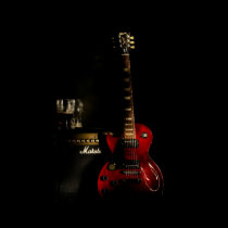 Guitar and Amp Poster posters
