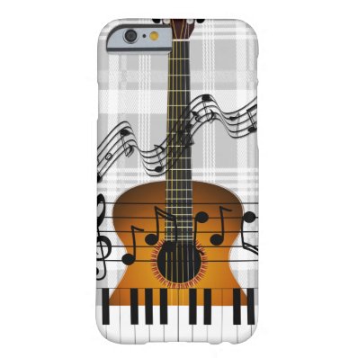 Guitar and Keyboard Music Barely There iPhone 6 Case