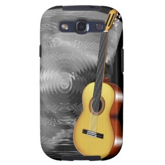 Guitar and Music Sheet Galaxy S3 Case