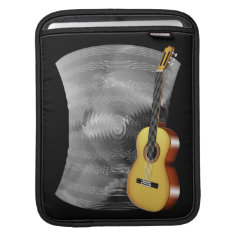 Guitar and Music Sheet iPad Sleeves