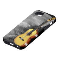 Guitar and Music Sheet iPhone 5 Case