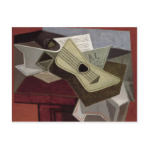 Guitar and Newspaper, 1925 Postcards