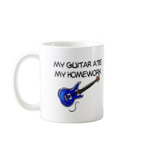 Guitar Ate My Homework Mug
