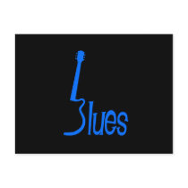 Guitar Blues postcards