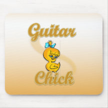 Guitar Chick Mouse Pad