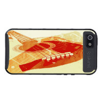 guitar collage retro look skinit case