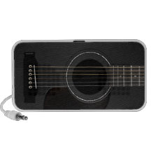 Guitar Doodle Speaker Black