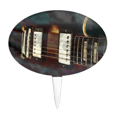 guitar electric music grunged background cake pick guitar electric music grunged background cake pick