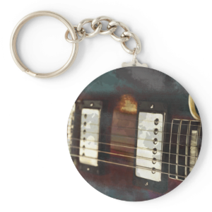guitar electric music grunged background keychains