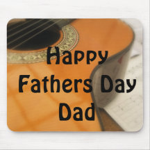 Guitar Fathers Day Gift Mouse Pad