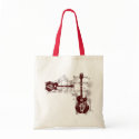 Guitar Graphic Red Bag