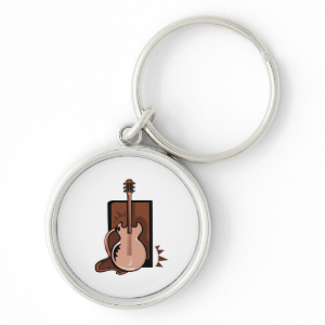 guitar graphic w square back brown.png keychain