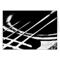 Guitar Greeting Card cards