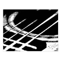 Guitar Greeting Postcard postcards