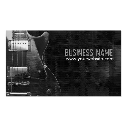 GUITAR "GREyAZ" Business card (back side)