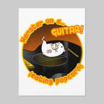 Guitar Hamster postcards