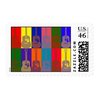 Guitar Heaven Postage stamp