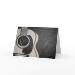 Guitar in Black and White cards