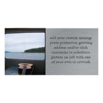 Guitar In The San Juans Customized Photo Card