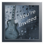 Guitar Invitations - Multi Use