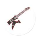 Guitar K stickers by TeeShirtsTShirts Guitar K stickers