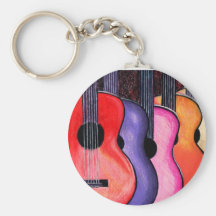 Guitar keychain