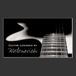 Guitar Lessons, Music Business Card business cards