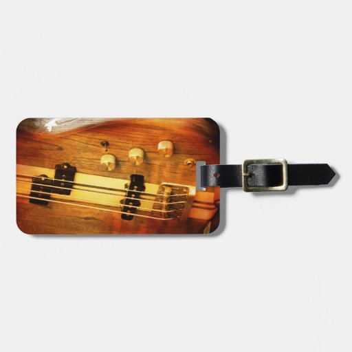 Guitar luggage tag Zazzle