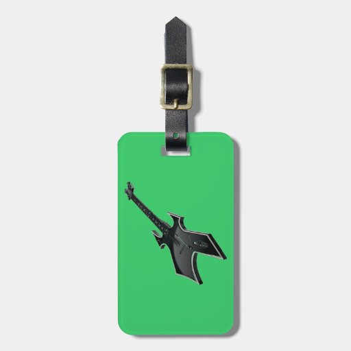 guitar luggage tag