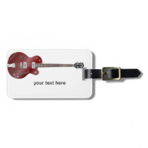 guitar luggage tag