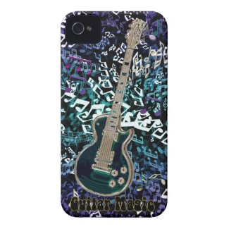 Guitar Magic ~ Chaotic Notes with Electric Guitar Iphone 4 Covers