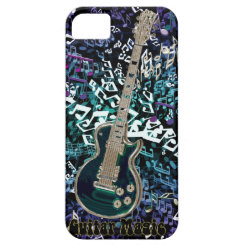 Guitar Magic ~ Chaotic Notes with Electric Guitar iPhone 5 Case