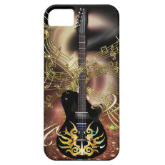 Guitar Magic Golden Notes iPhone 5 Covers