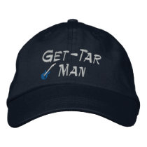 Guitar Man Embroidered Hat embroidered hats