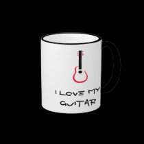 Guitar Mug mugs